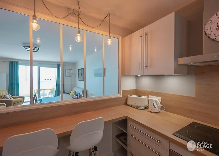 66m² Renove, 1 Chambre, Vue Mer, 4eme Etage, Fibre, 3 Etoiles - Fr-1-197-198 * 莱萨布勒-多洛讷