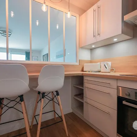 66m² Renove, 1 Chambre, Vue Mer, 4eme Etage, Fibre, 3 Etoiles - Fr-1-197-198